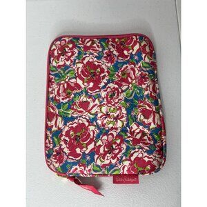 Lilly Pulitzer Lucky Charms Tablet iPad Soft Sleeve Cover With Earbud Pocket